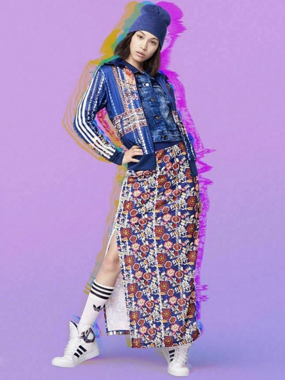adidas Originals x The Farm Company Cirandeira Maxi Skirt Women’s Size L (NWOT)
